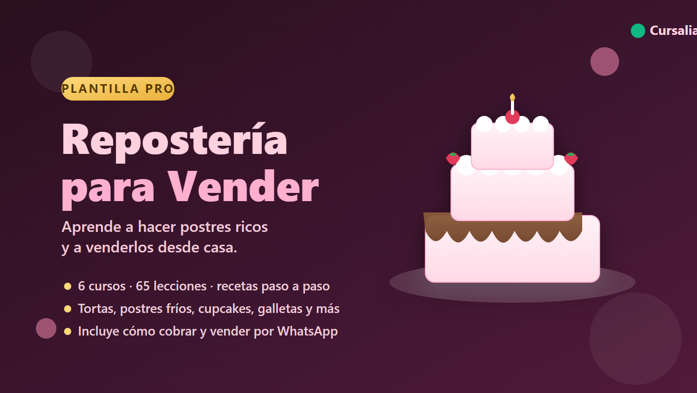 Repostería para Vender PRO