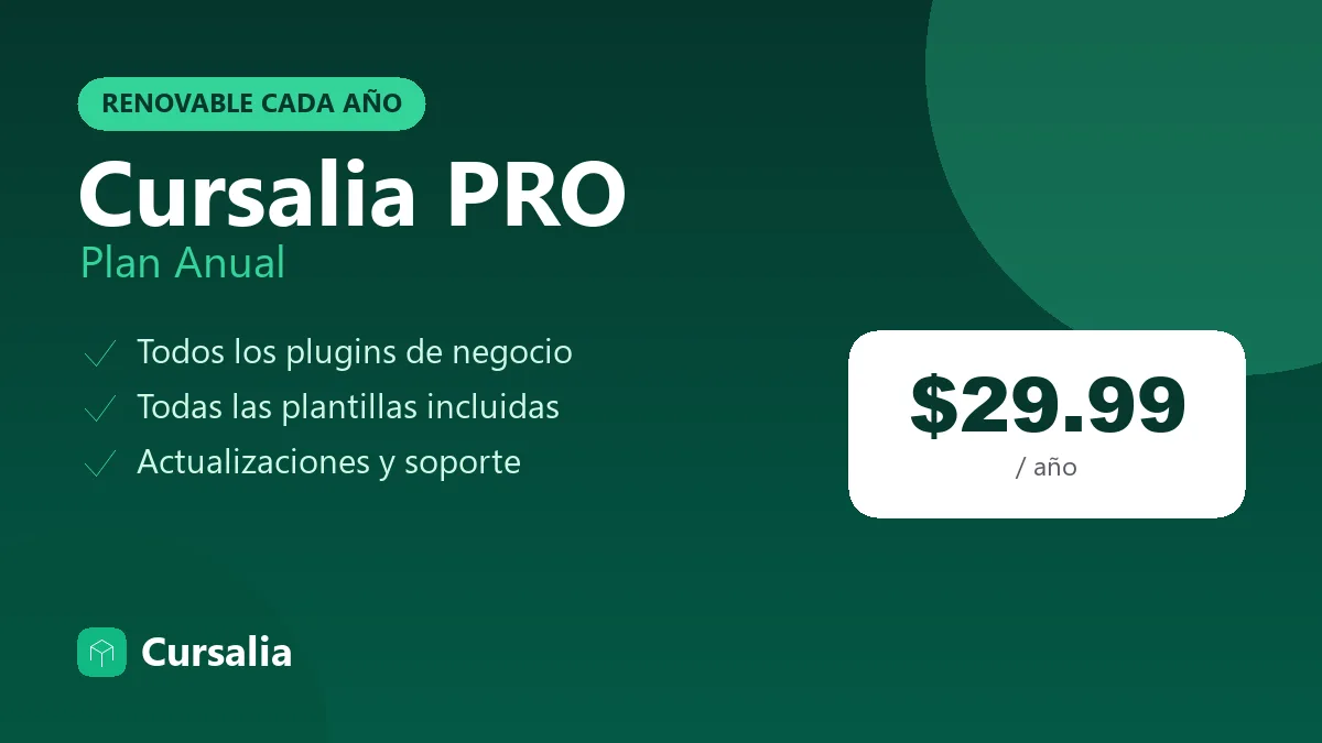 Cursalia PRO Anual